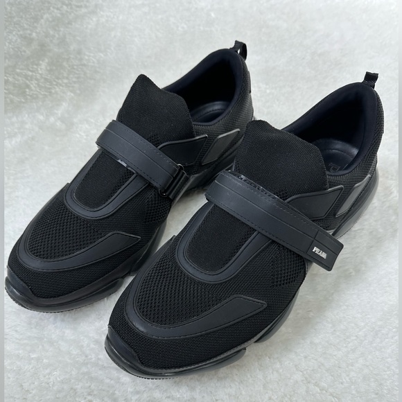 PRADA black cloudburst low sneakers - size 10 - like new condition - Picture 2 of 7